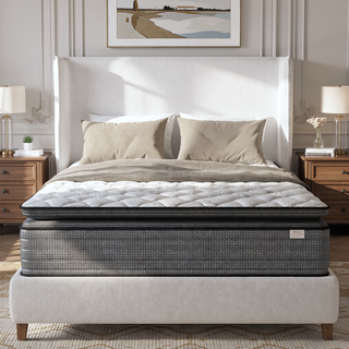 Sunvega Orthopedic Hybrid Pillow Top Mattress with Pressure Relief and Low Motion Transfer