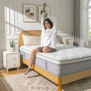 Sunvega Cooling Gel Memory Foam Hybrid Mattress with Medium Firmness for Individual Pocket Spring