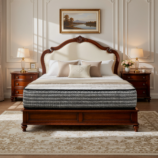 Sunvega 12" King Size Hybrid Plush Top Gel Memory Foam & Pocket Spring Mattress