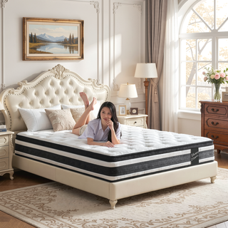 Sunvega 12 Inch Twin Size Hybrid Mattress with Oeko-Tex 100 Knitted Cover