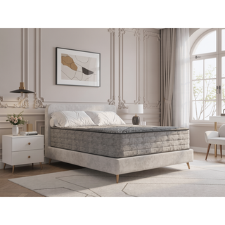 Sunvega Ice Lux Firm Quilted King Mattress with Cooling Cover and Edge Support