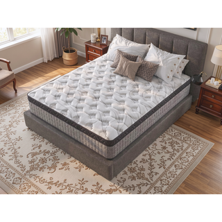 Sunvega Assembled in USA 12 Inch Twin Diamond Hybrid Cooling Gel Memory Foam Mattress