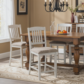 Sunvega Space Saving Wooden Folding Dining Chair with Stable Structure for Small Areas
