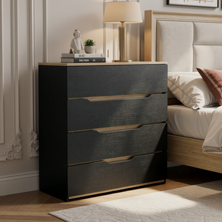 Sunvega California Drawer Dresser with Four Spacious Drawers and a Superior Top