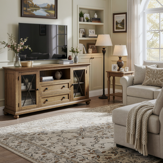 Sunvega Amador Grey Dining Bench with Contemporary Fabric Upholstery and Block Legs
