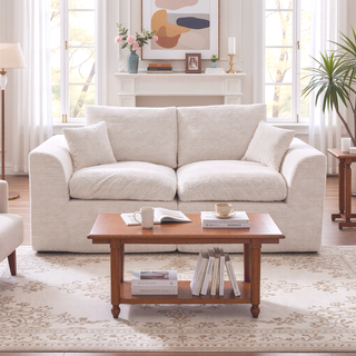 Sunvega Modular Cloud Couch Sofa with Removable Cushion Covers for Living Room