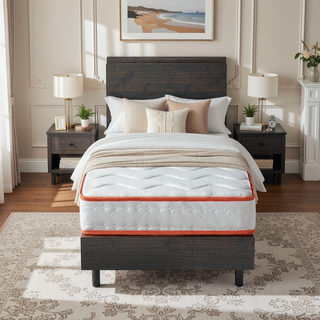 Sunvega 6 Inch Twin Hybrid Innerspring Mattress in a Box with Motion Isolation