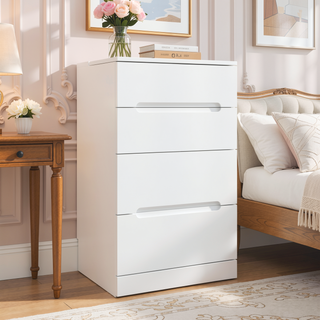 Sunvega 3 in 1 Vanity Desk with Open Top Mirror and Visible Glass Desktop