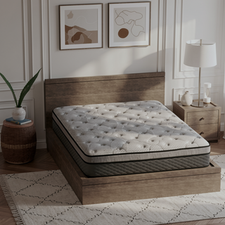 Sunvega Hybrid 12 Inch Medium Firm Queen Mattress with Pocketed Coils
