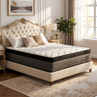 Sunvega 16" Queen Size Hybrid Mattress with Cooling Gel Memory Foam and Euro Top