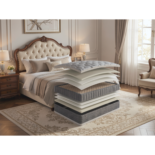 Sunvega 14.5" Thick California King Size Two Sided Pillow Top Mattress