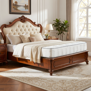 Sunvega 9 in. Full Size Pocket Coil Spring Mattress with Pressure Relief and Low Motion Transfer