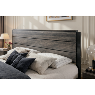 Sunvega Ioana Antique Grey Finish 3-Piece Wood Bedroom Set with Two Nightstands