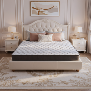 Sunvega 6 Inch Firm Pocket Spring Mattress with Motion-Reducing Coil System