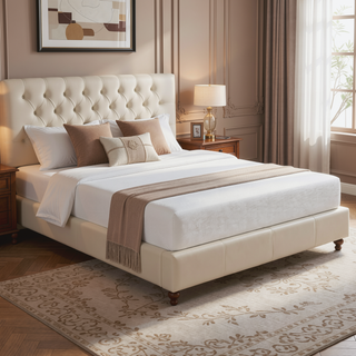 Sunvega Twin-XL 8 Inch Soft Gel Memory Foam Mattress with Cooling Aloe Vera Infusion