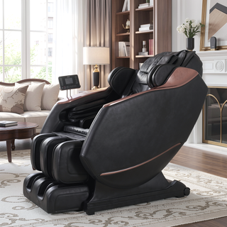 Sunvega Full Body Zero Gravity SL-Track Shiatsu Massage Chair with Airbags and Heating