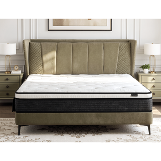 Sunvega 10 Inch Hybrid Twin Mattress in a Box with Pillow Top and Gel-Infused Cooling Foam