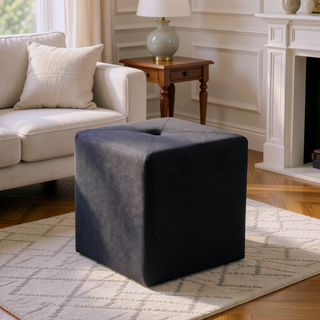 Sunvega Square Ottoman for Extra Seating and Leg Rest in Living Room