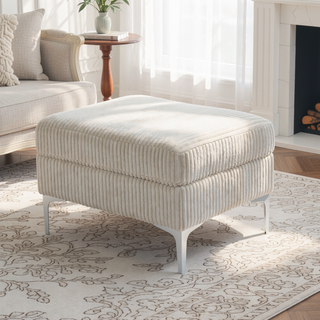 Sunvega Modular Sofa Single Armrest Backrest Module with Convertible Corduroy Fabric