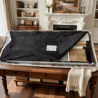 Sunvega Modern Upholstered King Size Platform Bed Frame with Button Tufted Headboard