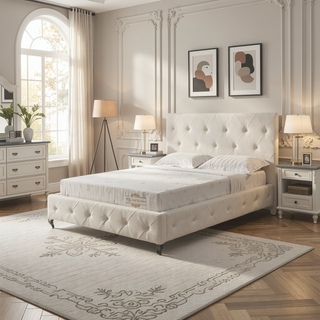 Sunvega 3-Layer Extra Firm Memory Foam Twin Mattress with Aloe Infusion for Supportive Sleep