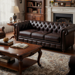 Sunvega Champagne Tufted Fabric Upholstered Bench with Nailhead Trim