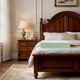 Sunvega Twin Green Tea Memory Foam Mattress Fiberglass Free in a Box