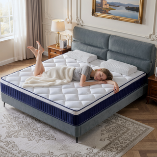 Sunvega 10 Inch Medium Firm Hybrid Mattress in a Box with CertiPUR-US Certified Memory Foam