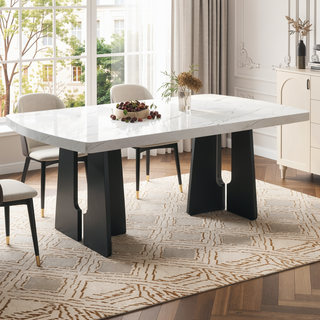 Sunvega Modern Tufted Linen Entryway Bench with Black Rubber Wood Legs for Kitchen