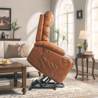 Sunvega Large 21 Inch Seat Width Electric Power Lift Recliner Chair with Massage