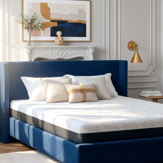 Sunvega Queen Medium Firm Mattress with Phase Change Cooling Cover and Gel Memory Foam