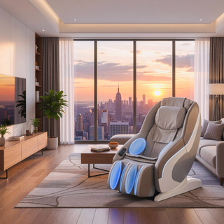 Sunvega Zero Gravity SL-Track Shiatsu Massage Chair Recliner with Auto Heating