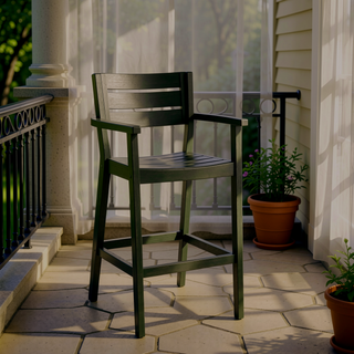Sunvega Sleek Outdoor Barstool for Adding Summertime Feeling to Your Home