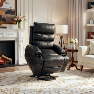 Sunvega Large 21 Inch Seat Width Electric Power Lift Recliner Chair with Massage