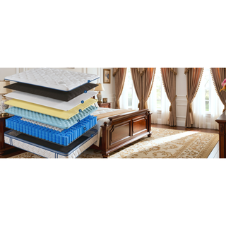 Sunvega 12 Inch Hybrid Queen Mattress with Pocket Springs and Memory Foam Support