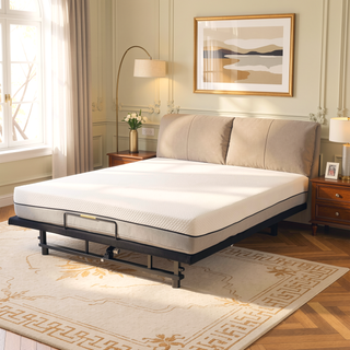 Sunvega Adjustable Queen Bed Frame with Wireless Remote Head Foot Incline USB Ports