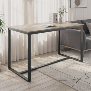 Sunvega Industrial Style Five-Piece Table and Chair Set with Backrest for Various Scenarios