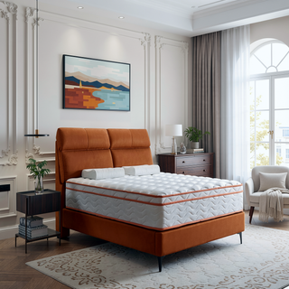 Sunvega 12 Inch Hybrid Memory Foam and Pocket Spring Mattress with Medium Firm Support