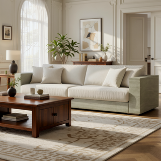 Sunvega Farmhouse Style Acacia Wood Dining Bench with Complementing Finish for Dining Room