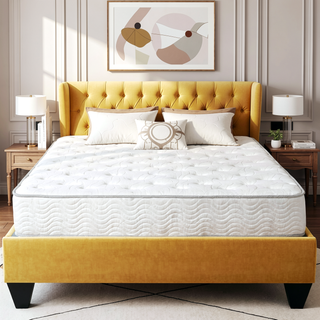 Sunvega 9 in. Full Size Pocket Coil Spring Mattress with Pressure Relief and Low Motion Transfer