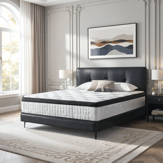 Sunvega 12 Inch Twin XL Memory Foam Hybrid Mattress with Cool Breathable Cover and Edge Support