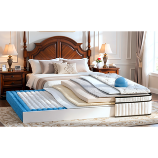 Sunvega 10 Inch Twin Size Hybrid Mattress with Individually Pocketed Innerspring