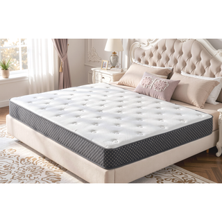 Sunvega 6" Quilted Firm Full Gel Memory Foam Mattress with HD Support