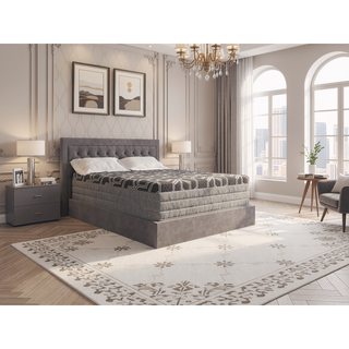 Sunvega 14" Queen Size Ultra Plush Mattress with Cooling Ice Cover and Copper Gel Infusion