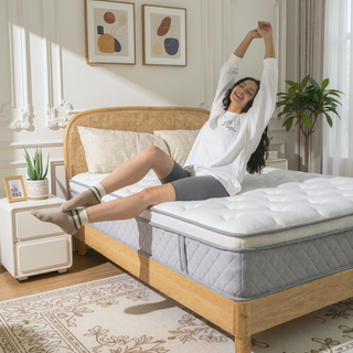 Sunvega Cooling Gel Memory Foam Hybrid Mattress with Medium Firmness for Individual Pocket Spring