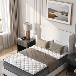 Sunvega Orthopedic Hybrid Pillow Top Mattress with Pressure Relief and Low Motion Transfer