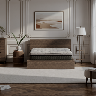 Sunvega Hybrid 12 Inch Medium Firm Queen Mattress with Pocketed Coils