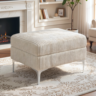 Sunvega Modular Sofa Single Armrest Backrest Module with Convertible Corduroy Fabric