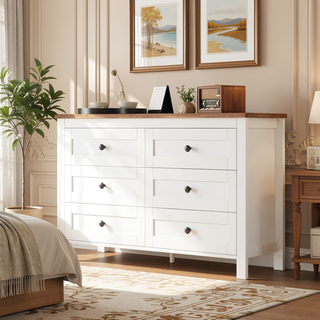 Sunvega Full Size Farmhouse Platform Bed with Double Sliding Barn Door and Charging Station