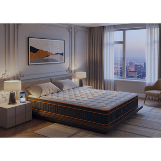 Sunvega 12 Inch King Size Hybrid Mattress with Memory Foam and Pocket Springs for Support